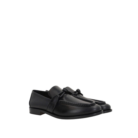 Astaire Smooth Leather Loafers-BOTTEGA VENETA-JOHN JULIA