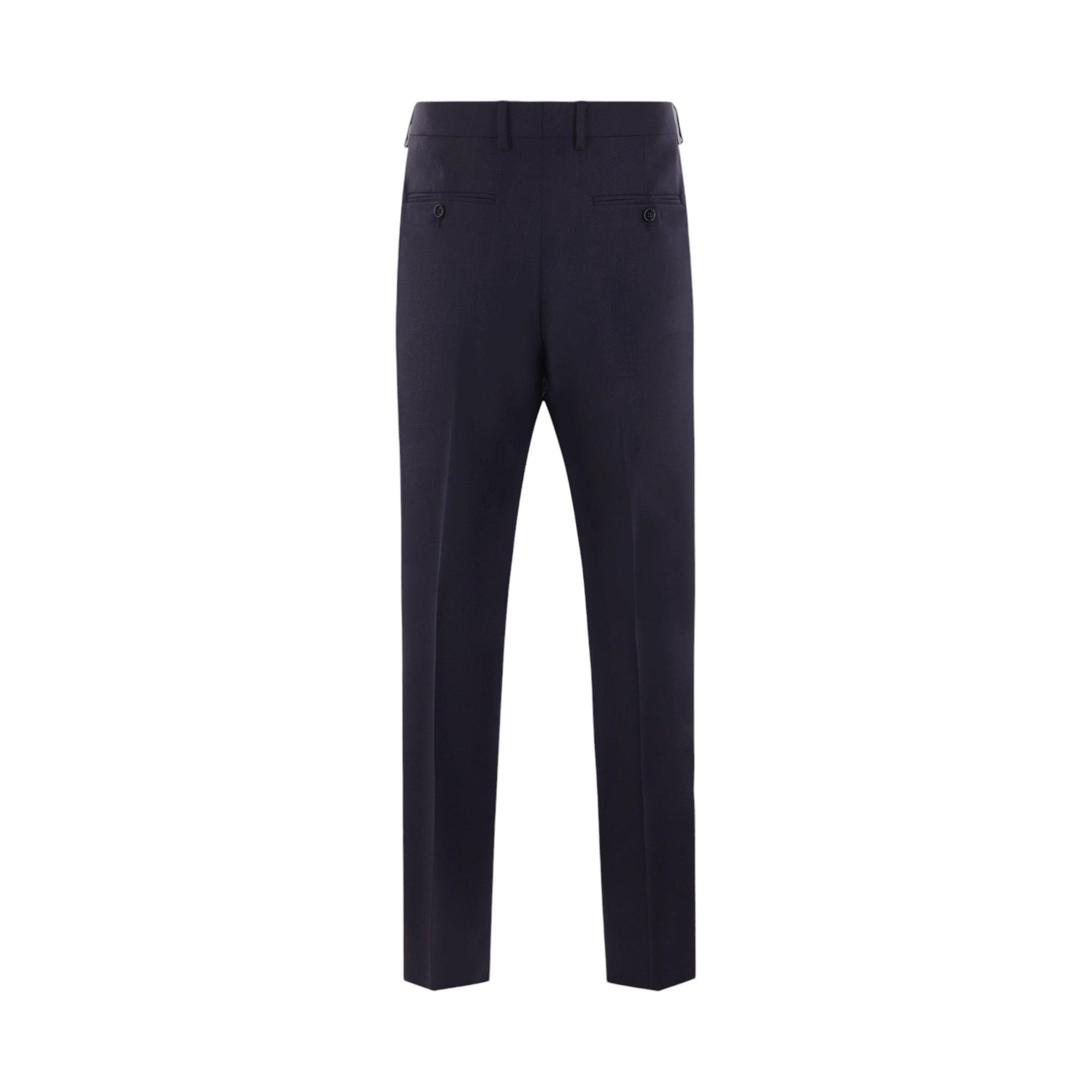 Attitude Drop Wool Regular Fit Pants-LARDINI-JOHN JULIA