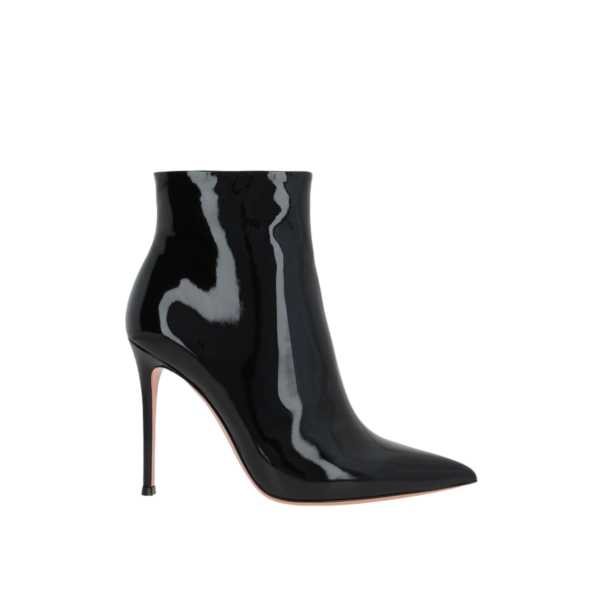 Avril Patent Leather Ankle Boots-GIANVITO ROSSI-JOHN JULIA