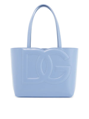 Logo Pattern Small Tote Bag-Dolce & Gabbana-JOHN JULIA