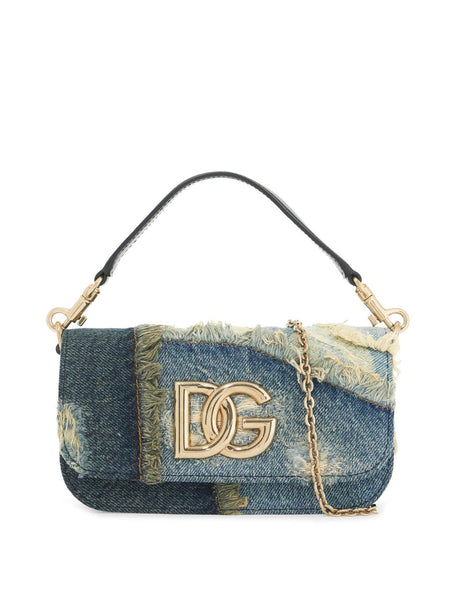 Quilted Leather Shoulder Bag-Dolce & Gabbana-JOHN JULIA