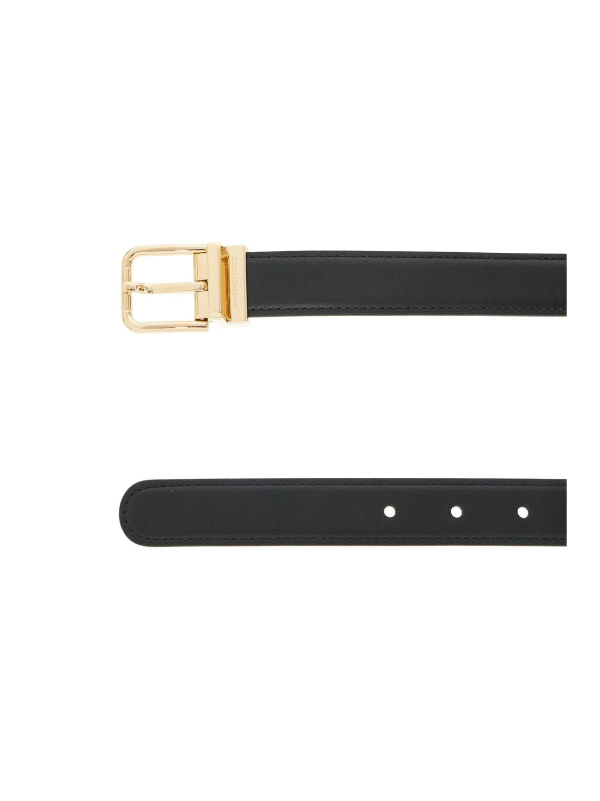 Smooth Leather Belt-Dolce & Gabbana-JOHN JULIA