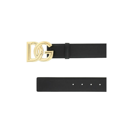 DG Buckle Calfskin Belt.