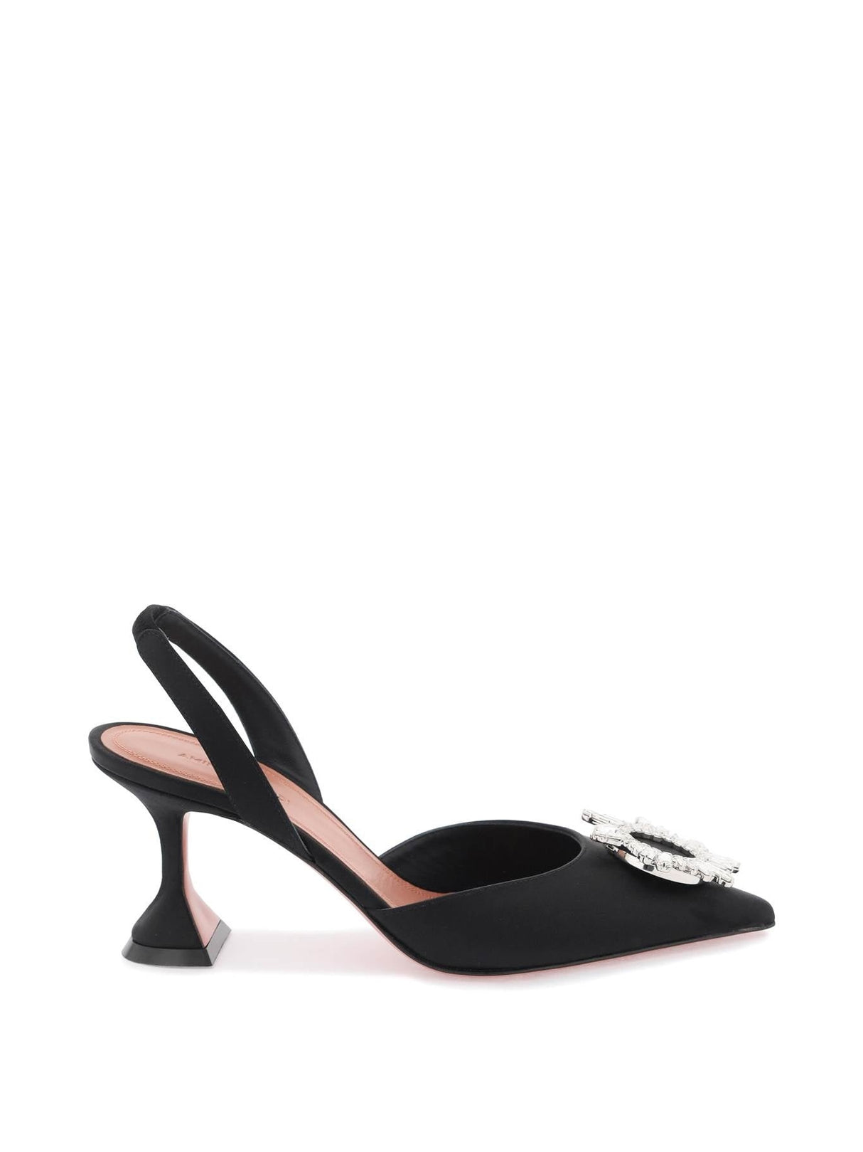 Satin Begum Slingback Pumps-AMINA MUADDI-JOHN JULIA