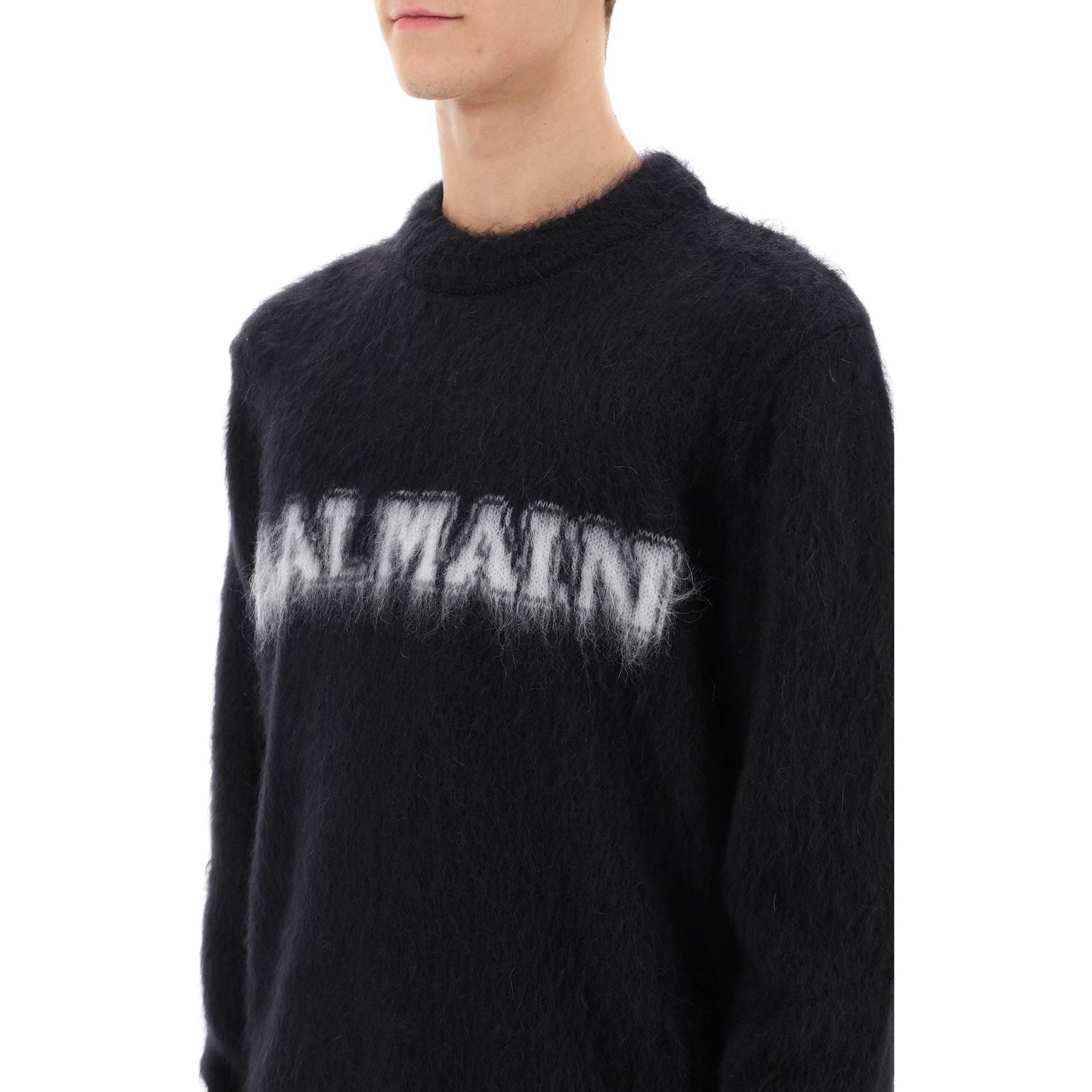 Retro Brushed Mohair Pullover