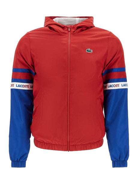 Sporty Contrast Sleeve Jacket-Lacoste-JOHN JULIA