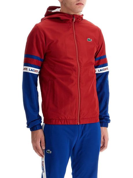 Sporty Contrast Sleeve Jacket-Lacoste-JOHN JULIA