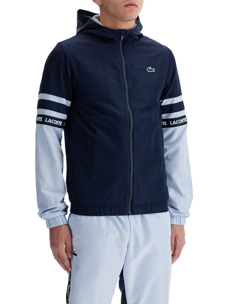 Sporty Contrast Sleeve Jacket-Lacoste-JOHN JULIA