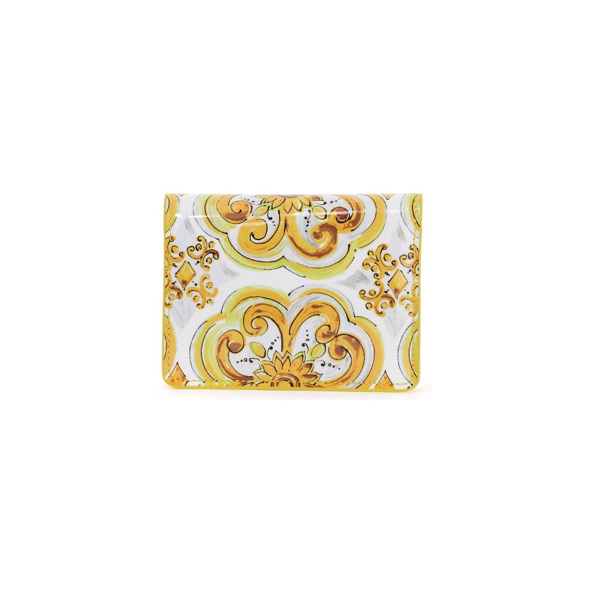 DOLCE & GABBANA-Majolica-Print 3.5 Continental Wallet -JOHN JULIA.