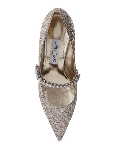 Bing 65 Glitter Slingback Pumps-Jimmy Choo-JOHN JULIA