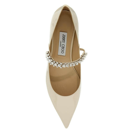 Crystal Strap Bing Pump Flats.