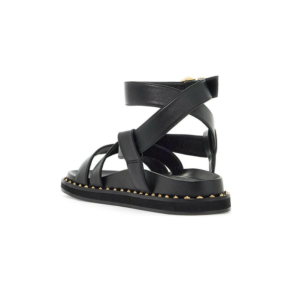 Blaise Flat Leather Sandals.