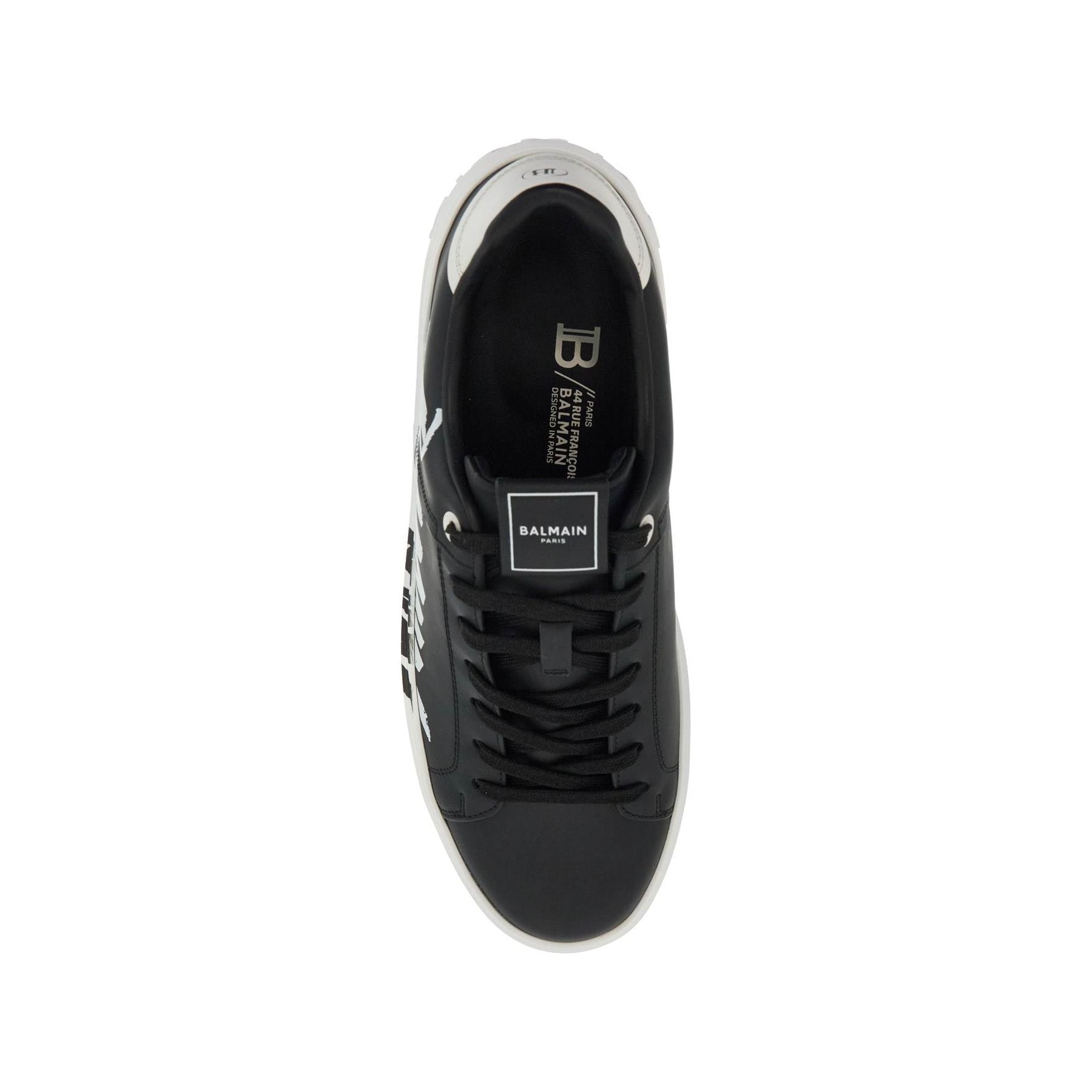 B-court Logo Print Sneakers With