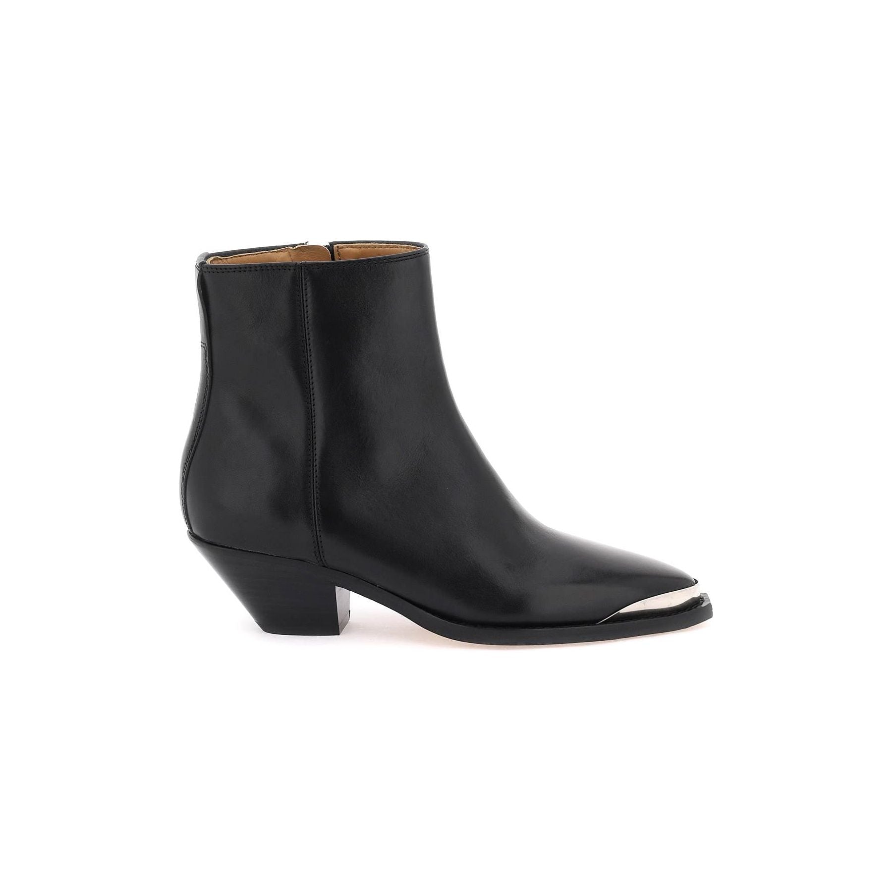 Adnae Leather Ankle Boots