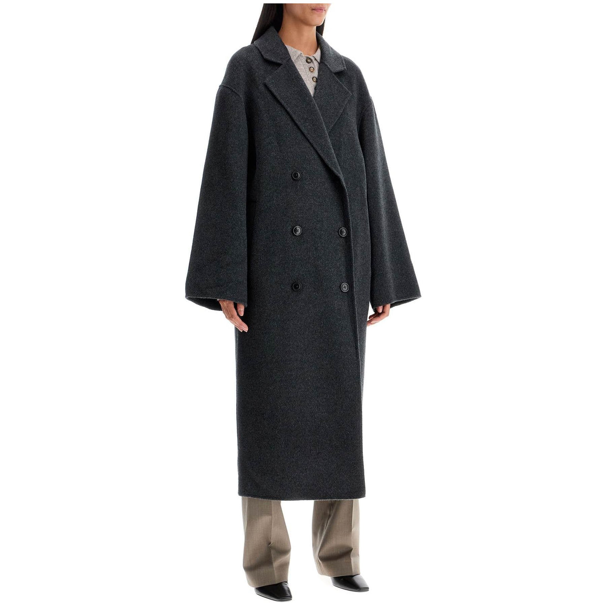 Long Wool And Cashmere Coat Borne