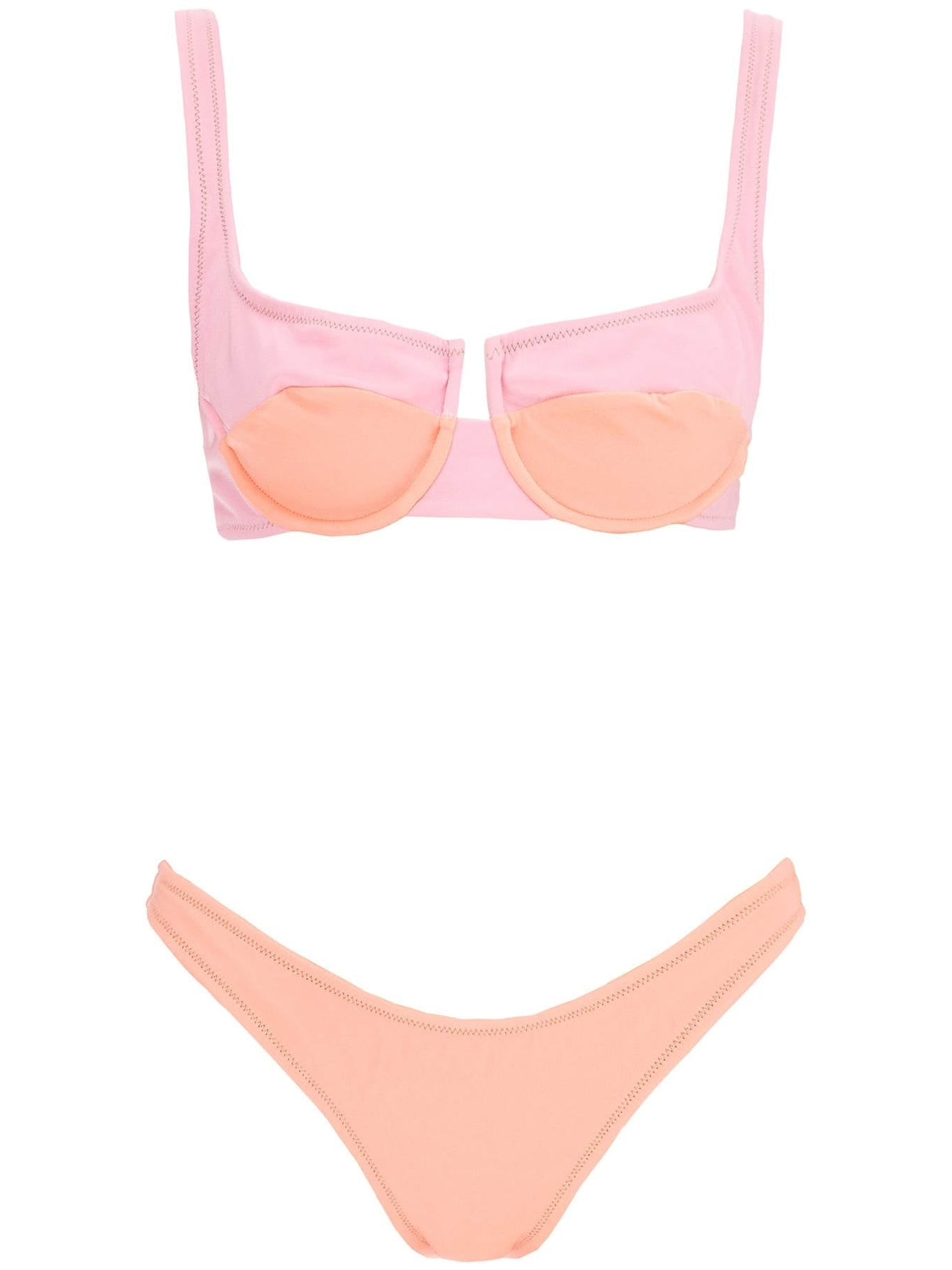 Brigitte Ribbed Bikini Set-Reina Olga-JOHN JULIA