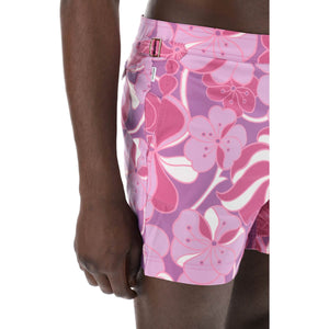 Floral Patterned Technical Shorts