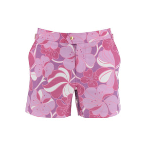 Floral Patterned Technical Shorts