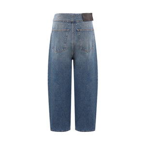 Baggy-fit Denim Jeans-MM6 MAISON MARGIELA-JOHN JULIA