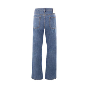 Baggy-fit Denim Jeans-VALENTINO GARAVANI-JOHN JULIA