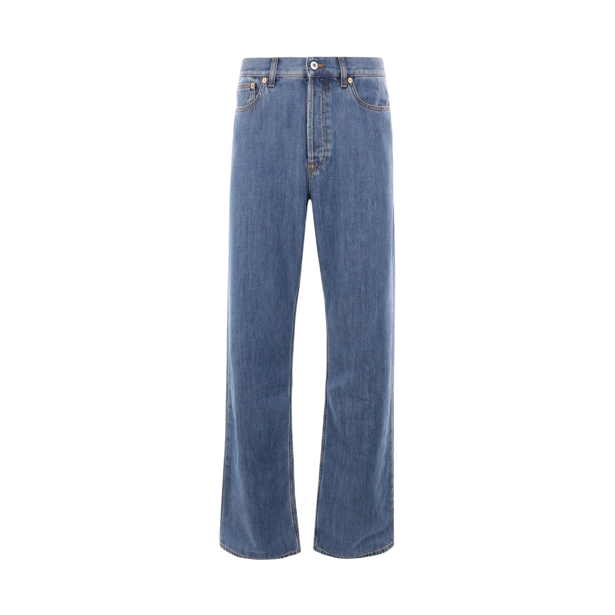 Baggy-fit Denim Jeans-VALENTINO GARAVANI-JOHN JULIA