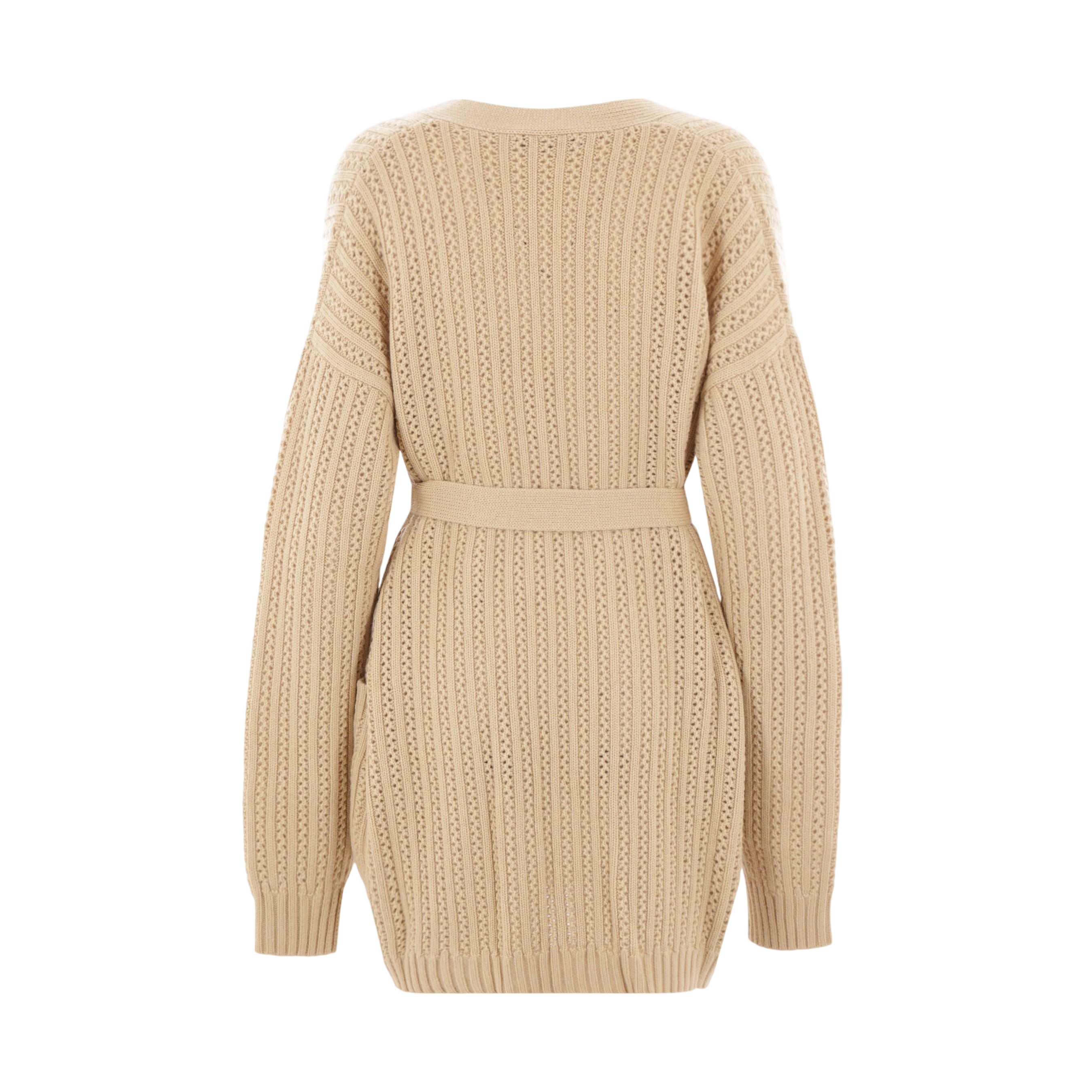 Balzac Wool and Cashmere Belted Cardigan-MAX MARA-JOHN JULIA