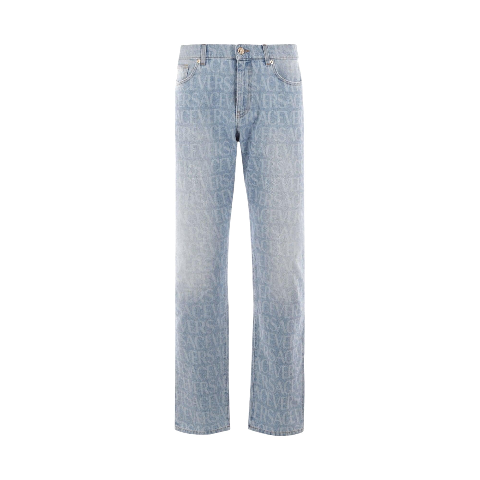 Barocco Silhouette Denim Jeans-VERSACE-JOHN JULIA