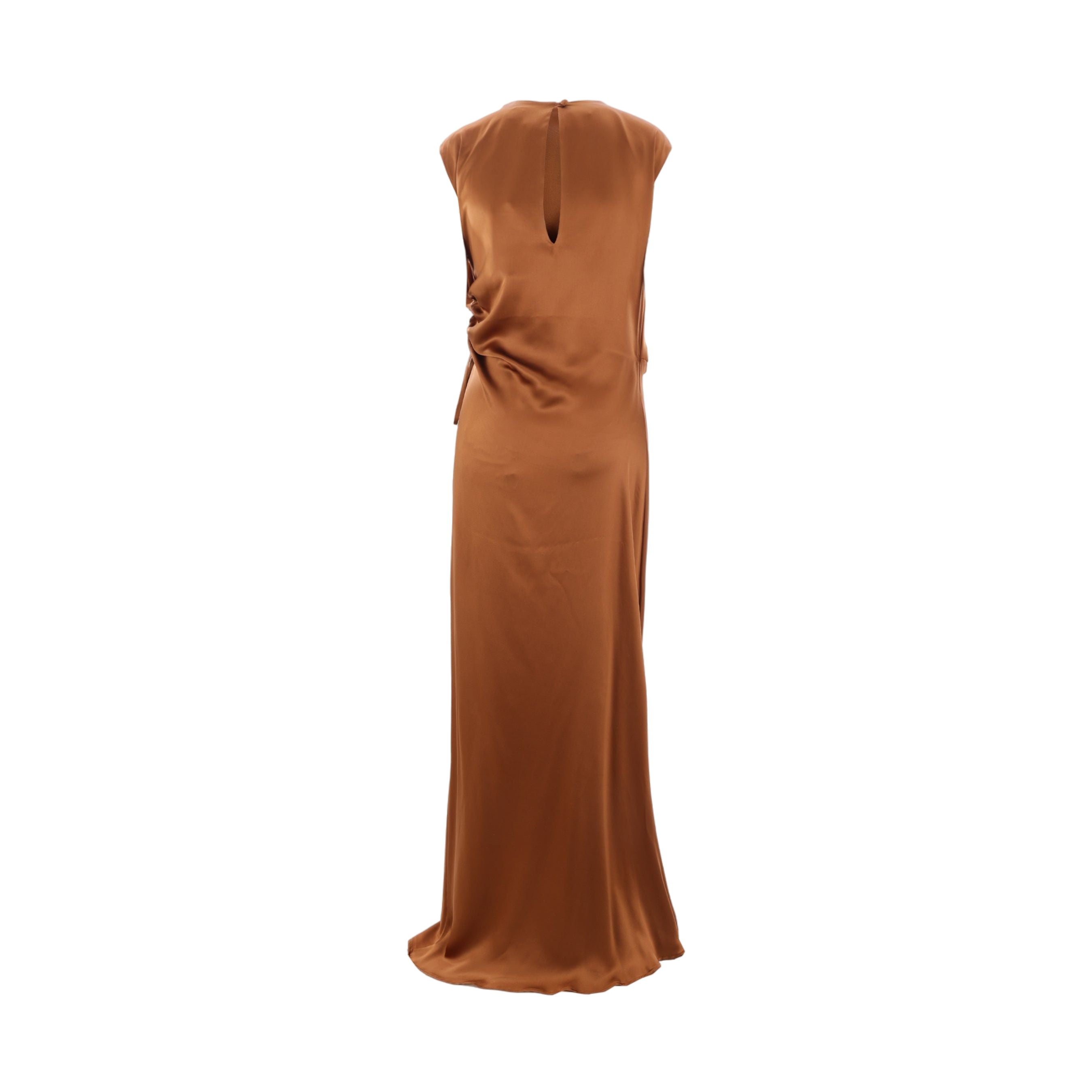 Bassano Satin Sleeveless Dress-CRIDA-JOHN JULIA