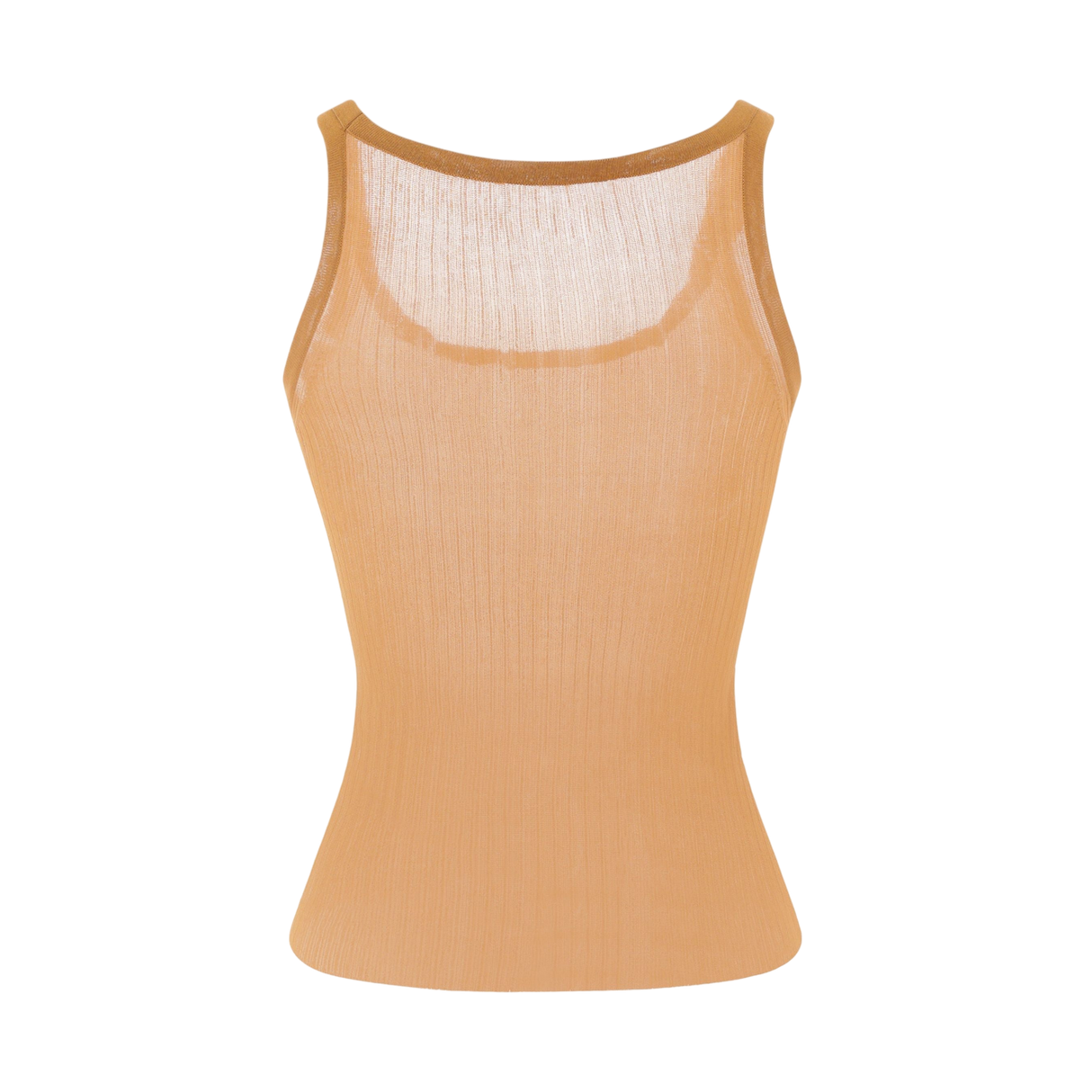 Bastia Ribbed Silk Sleeveless Top-MAX MARA-JOHN JULIA