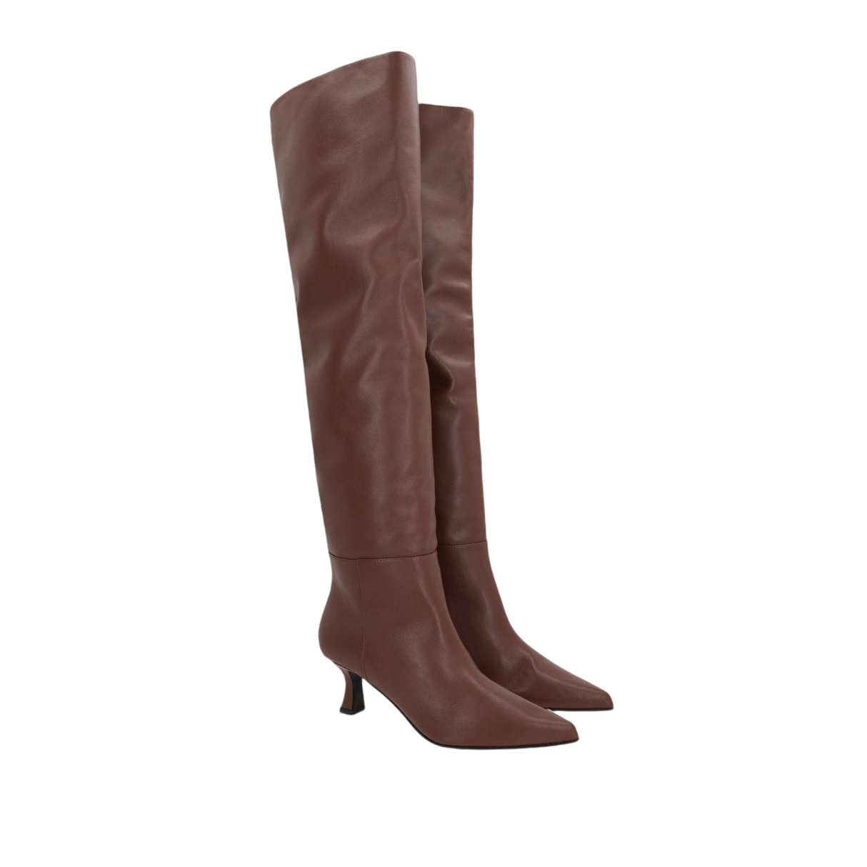 Bea Smooth Leather Over-the-Knee Boots-3JUIN-JOHN JULIA