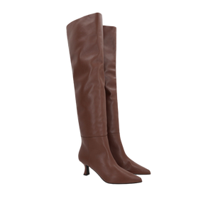 Bea Smooth Leather Over-the-Knee Boots-3JUIN-JOHN JULIA