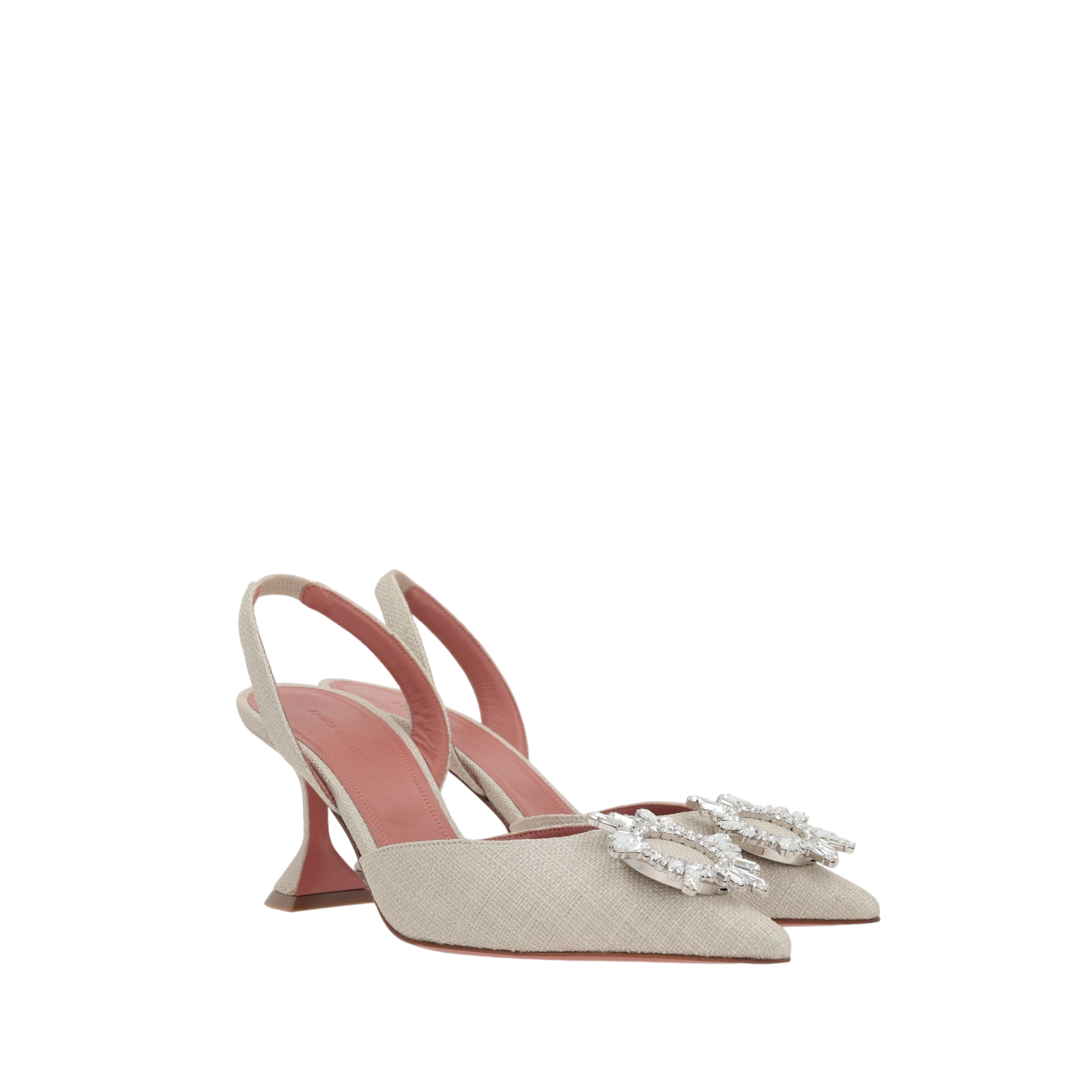 Begum Canvas Slingbacks-AMINA MUADDI-JOHN JULIA