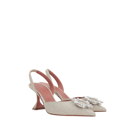 Begum Canvas Slingbacks-AMINA MUADDI-JOHN JULIA