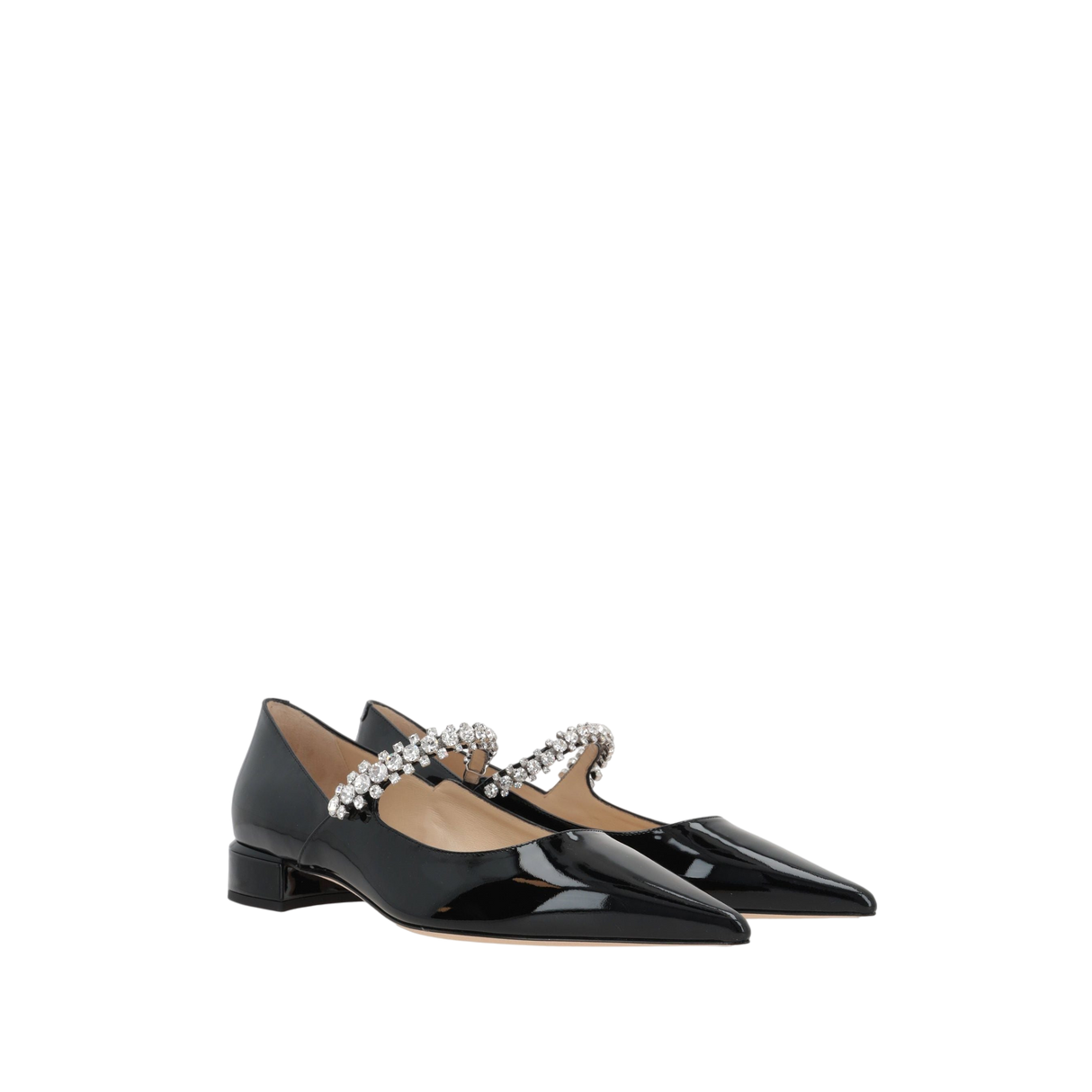 Bing Patent Leather Ballerinas-JIMMY CHOO-JOHN JULIA