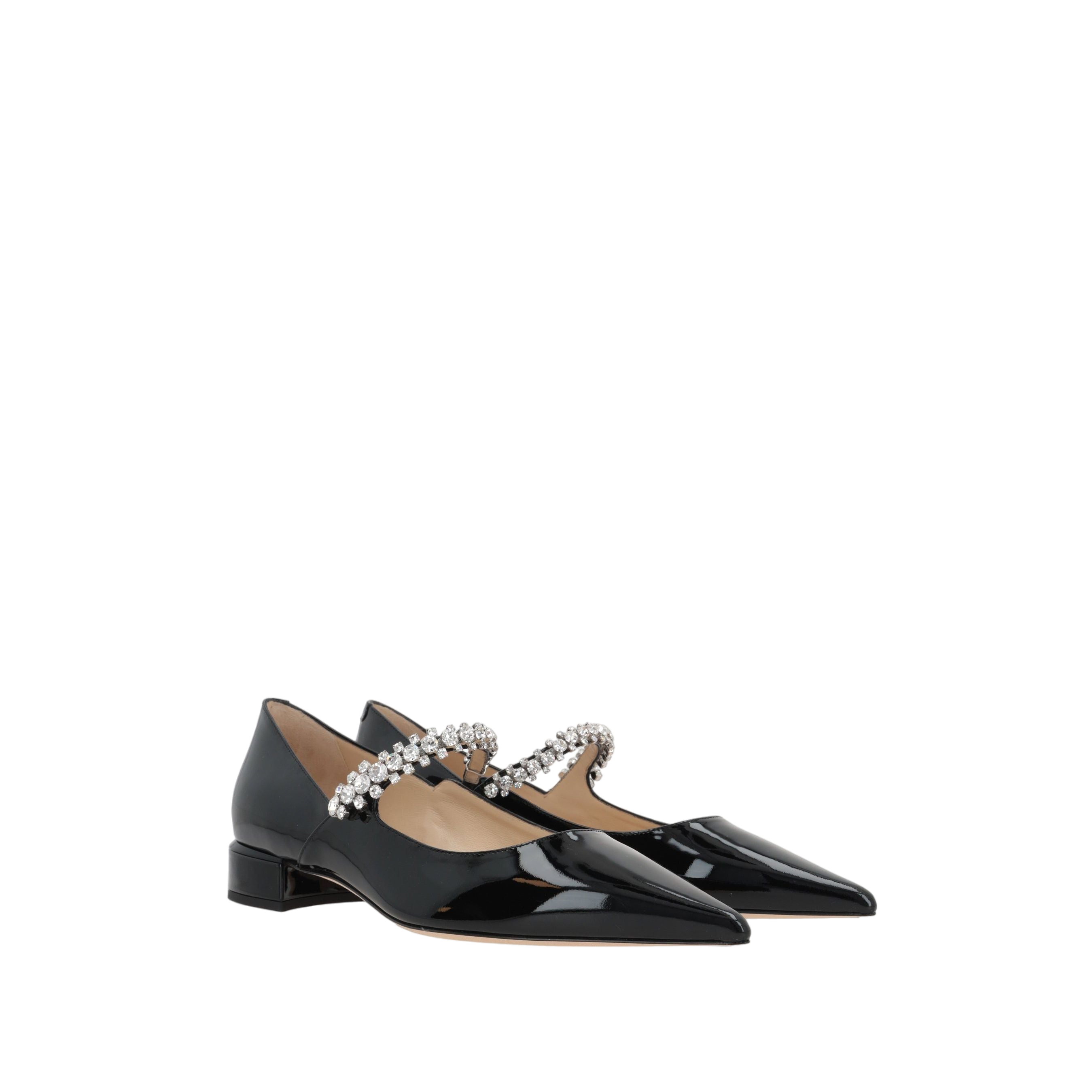 Bing Patent Leather Ballerinas-JIMMY CHOO-JOHN JULIA