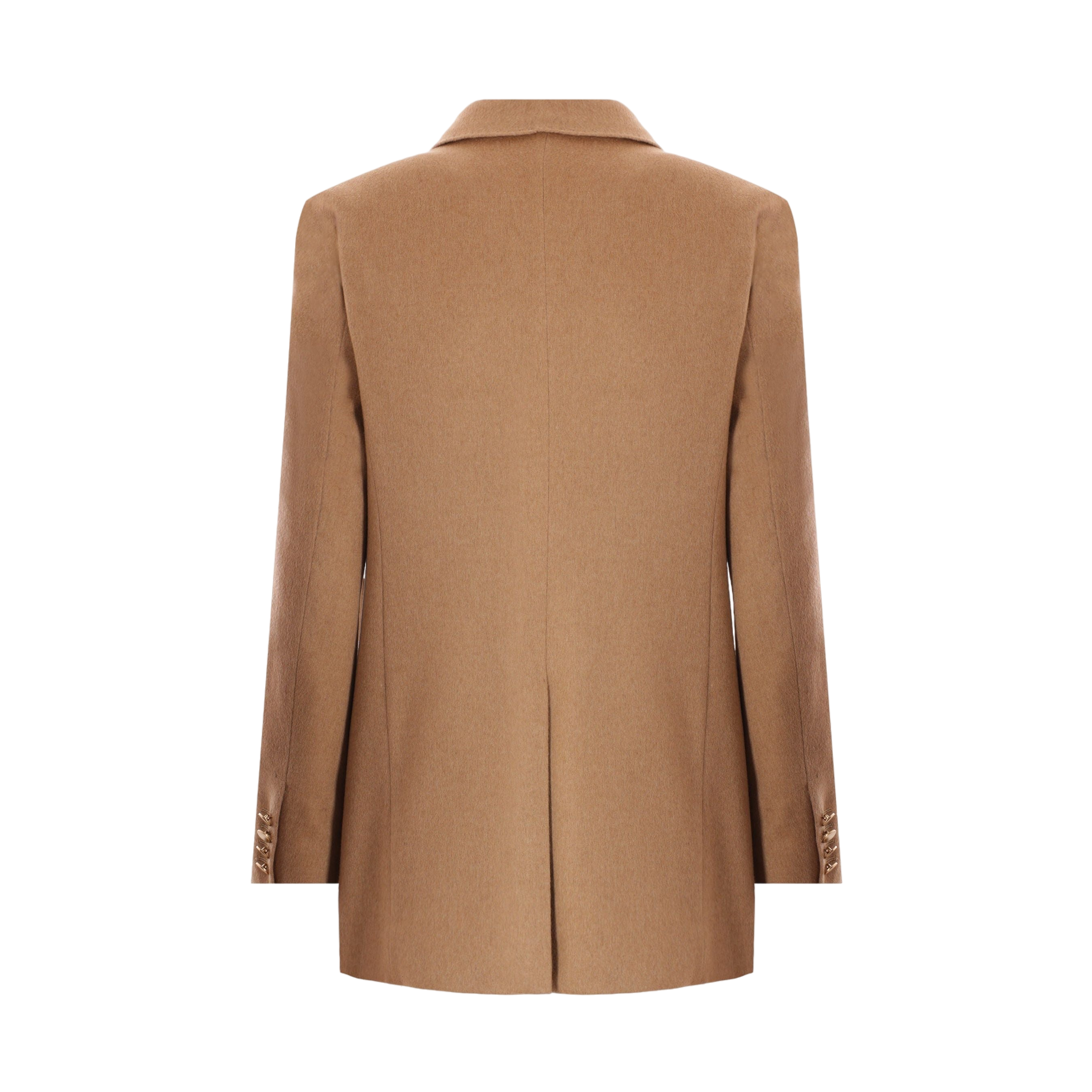 Blasy Single-breasted Camel Jacket-MAX MARA-JOHN JULIA