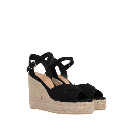 Blaudell Canvas Wedge Sandals-CASTAÑER-JOHN JULIA