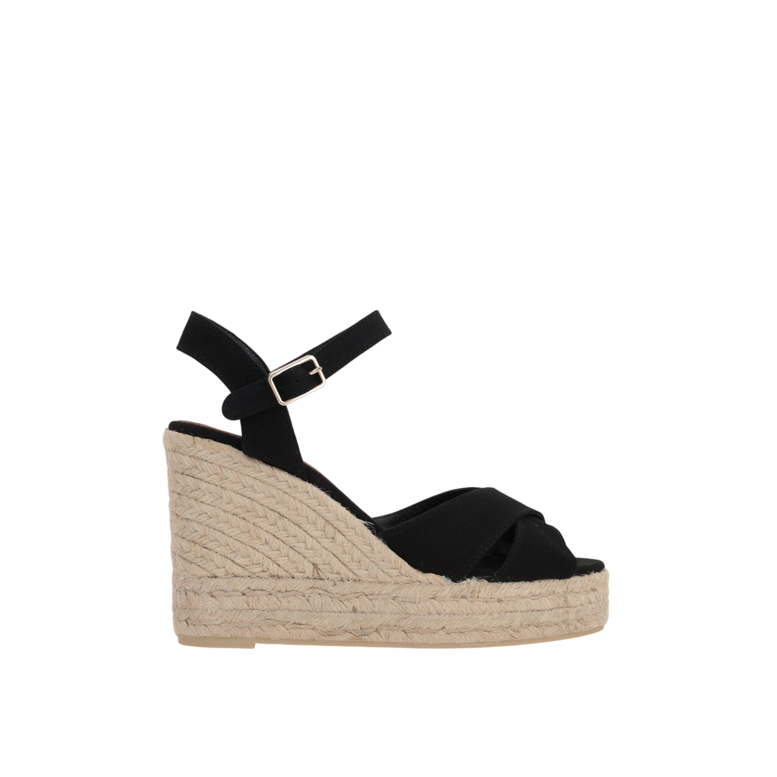 Blaudell Canvas Wedge Sandals-CASTANER-JOHN JULIA