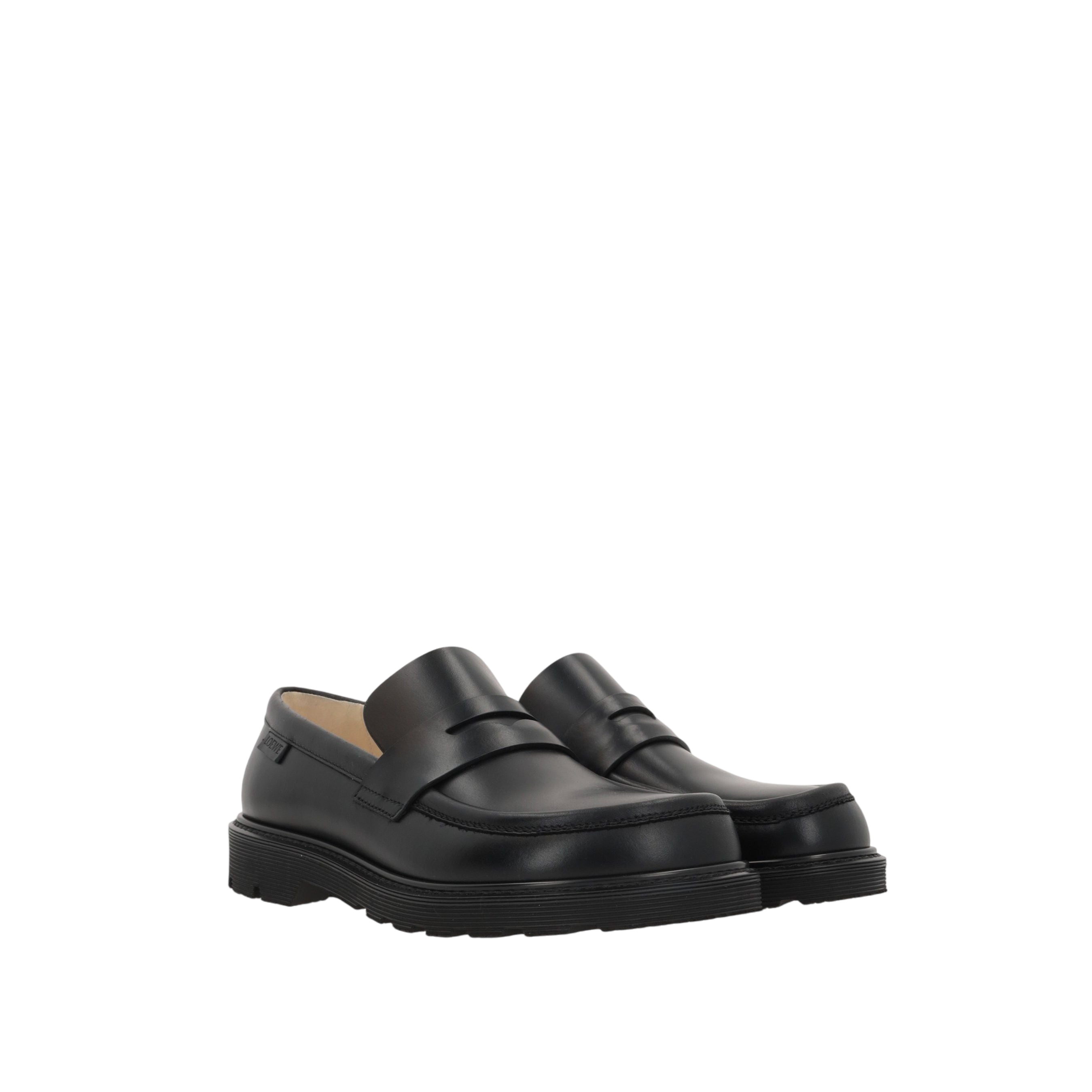 Blaze Smooth Leather Loafers-LOEWE-JOHN JULIA