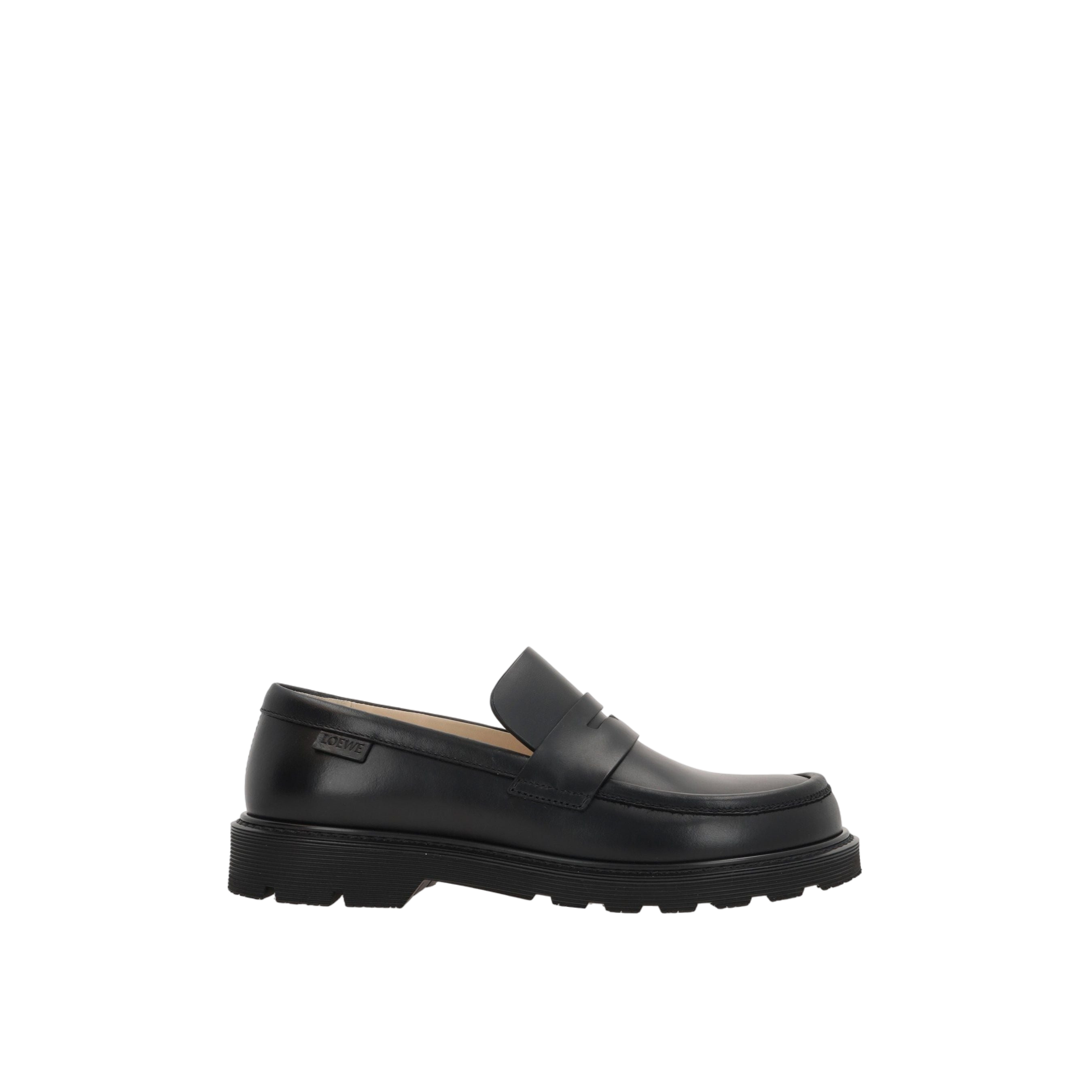 Blaze Smooth Leather Loafers-LOEWE-JOHN JULIA