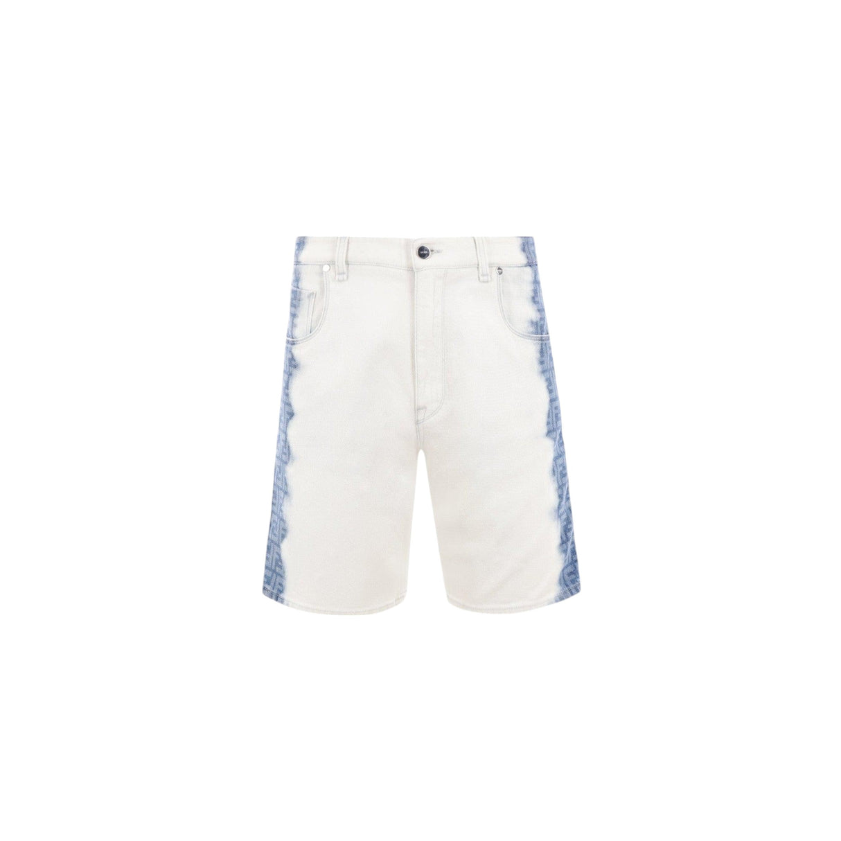 Bleach Shaded Denim Shorts-FENDI-JOHN JULIA