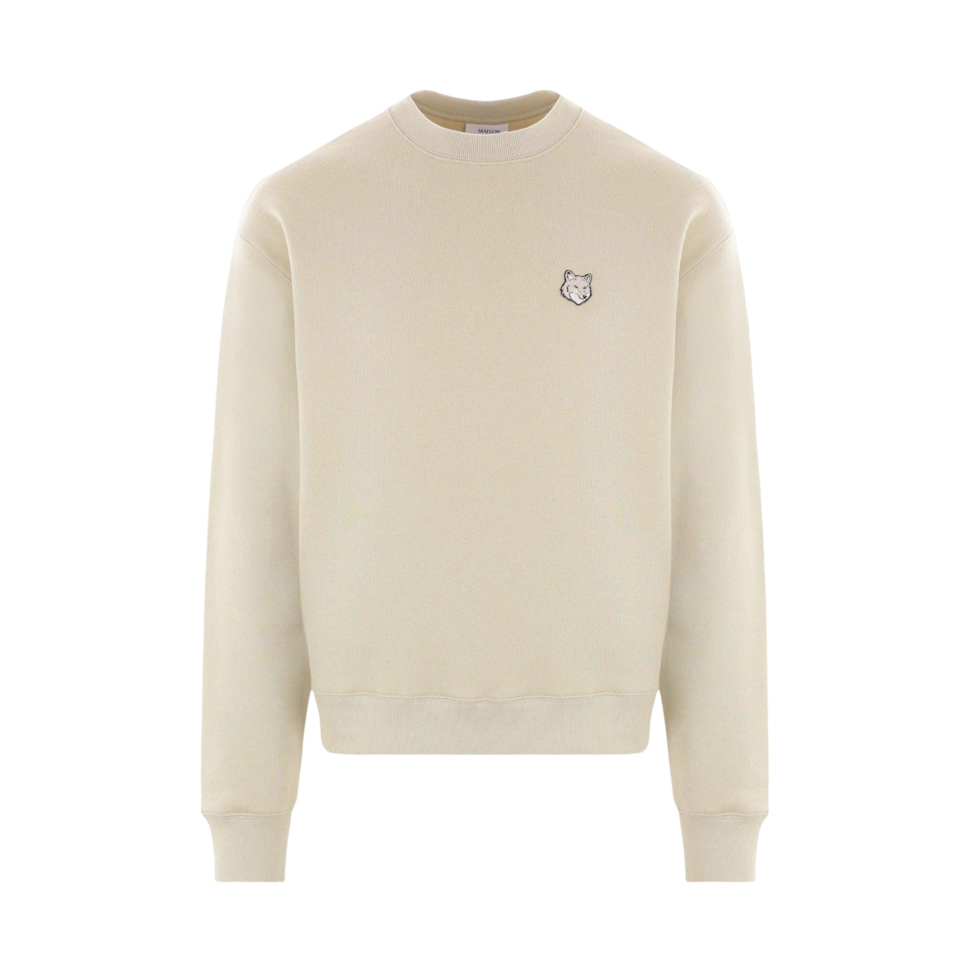 Bold Fox Head Patch Jersey Sweatshirt-MAISON KITSUNÉ-JOHN JULIA