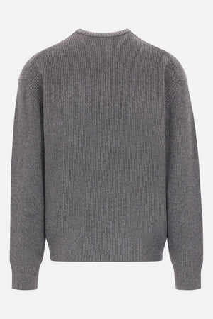 Bold Fox Head Patch Wool Blend Sweater-MAISON KITSUNÉ-JOHN JULIA