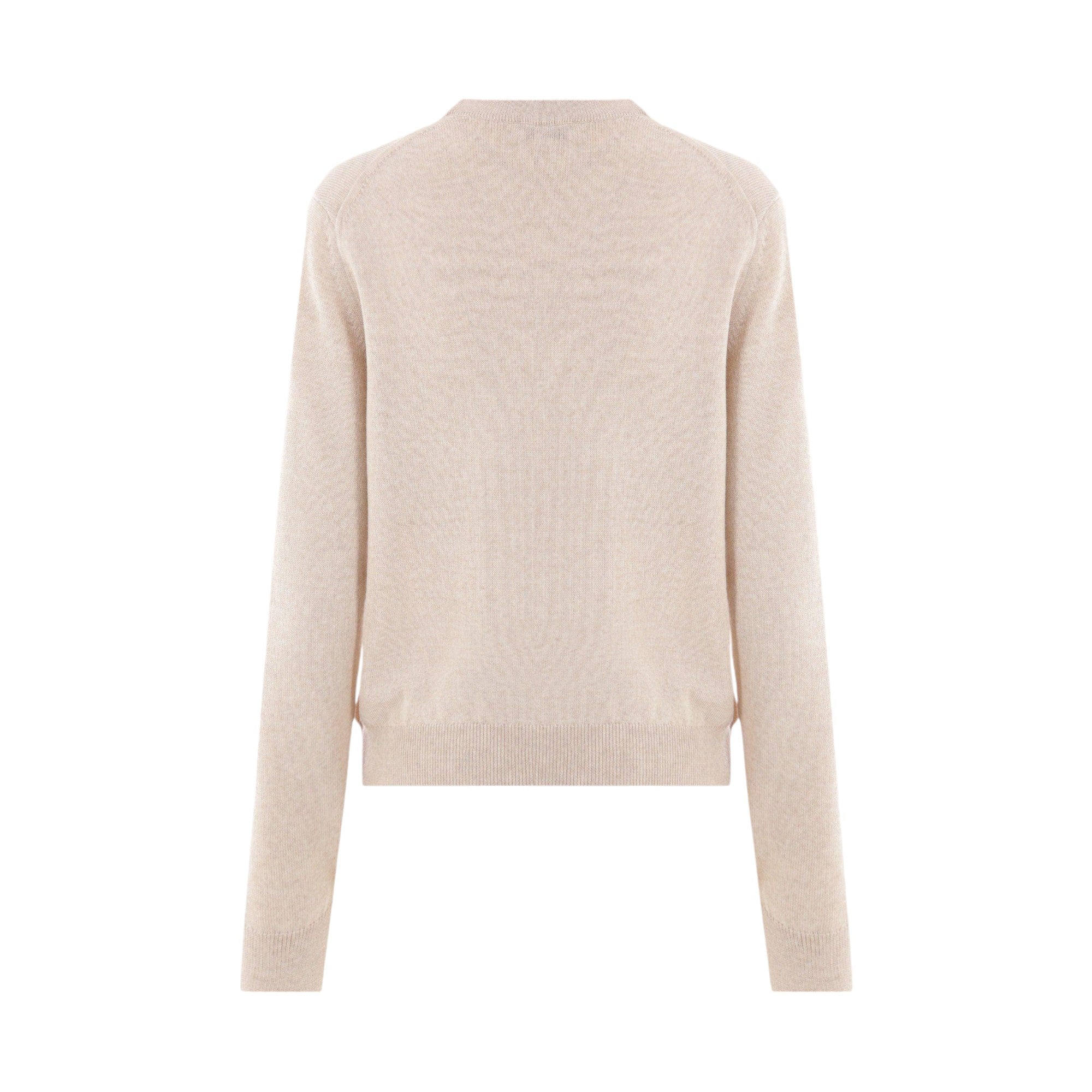 Bold Fox Head Patch Wool Sweater-MAISON KITSUNÉ-JOHN JULIA