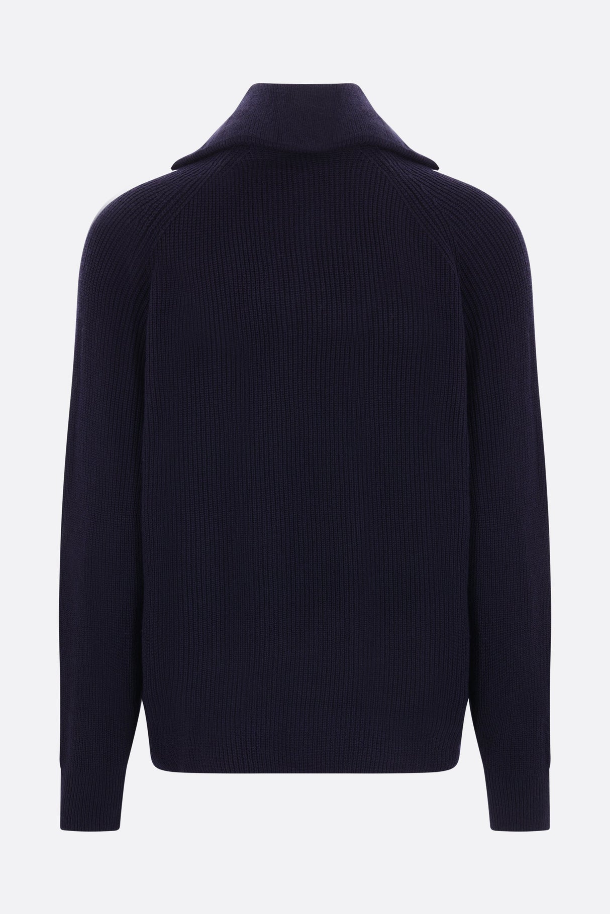 Bold Fox Head Wool Blend Half-zip Sweater-MAISON KITSUNÉ-JOHN JULIA