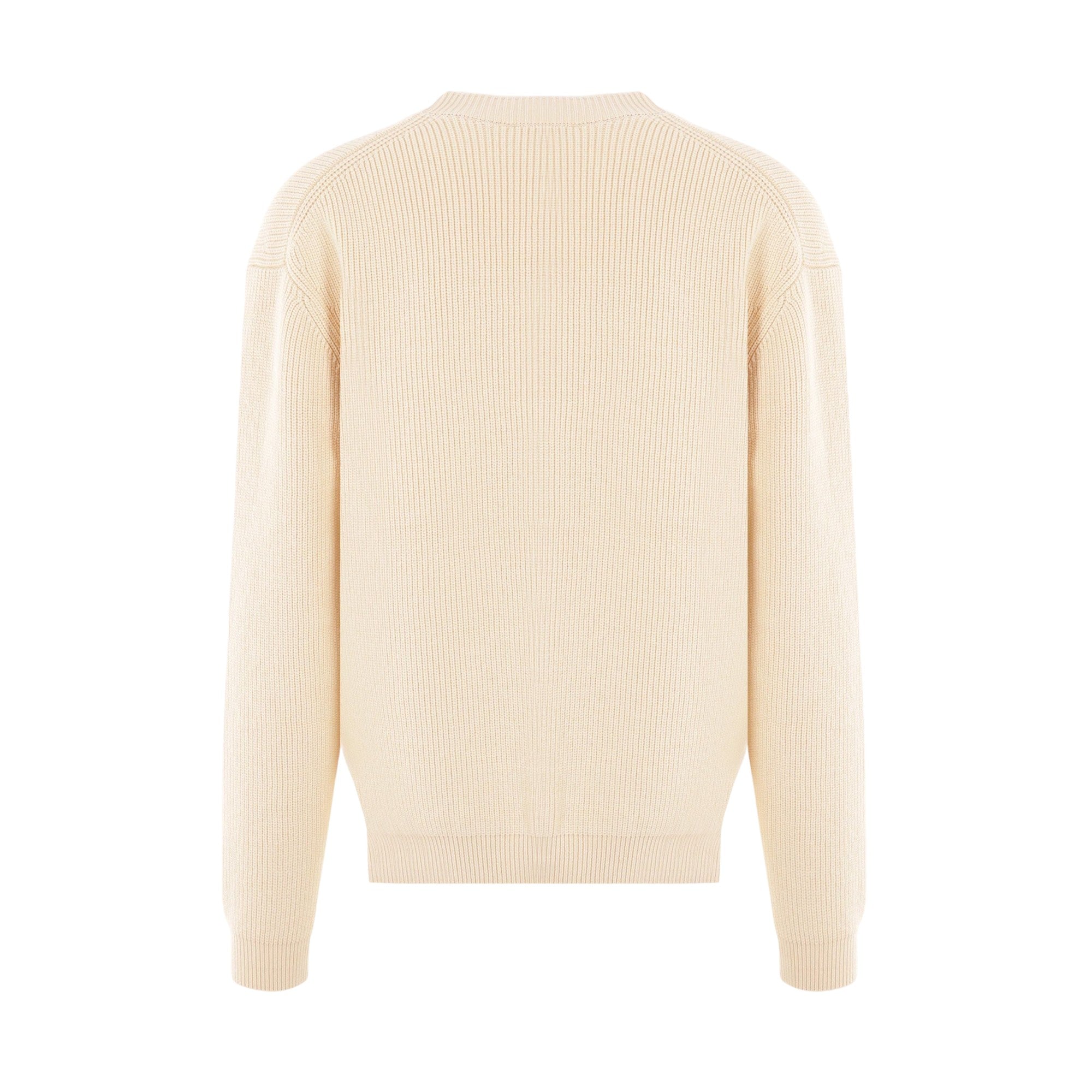 Bold Fox Logo Patch Cotton Blend Cardigan-MAISON KITSUNÉ-JOHN JULIA