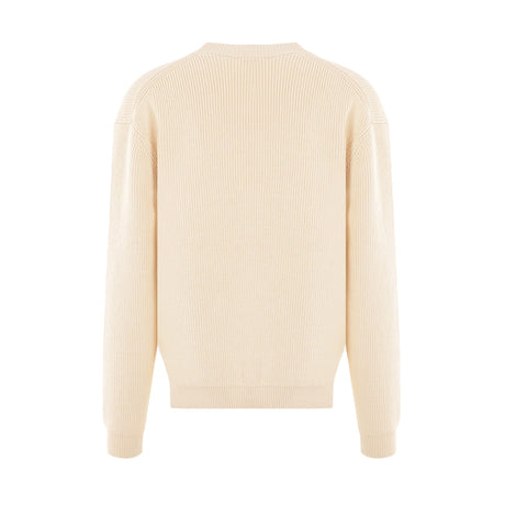 Bold Fox Logo Patch Cotton Blend Cardigan-MAISON KITSUNÉ-JOHN JULIA