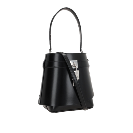 Box Leather Shark Lock Bucket Bag-GIVENCHY-JOHN JULIA