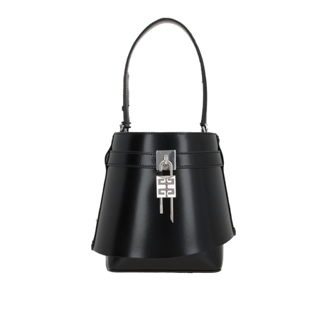 Box Leather Shark Lock Bucket Bag-GIVENCHY-JOHN JULIA