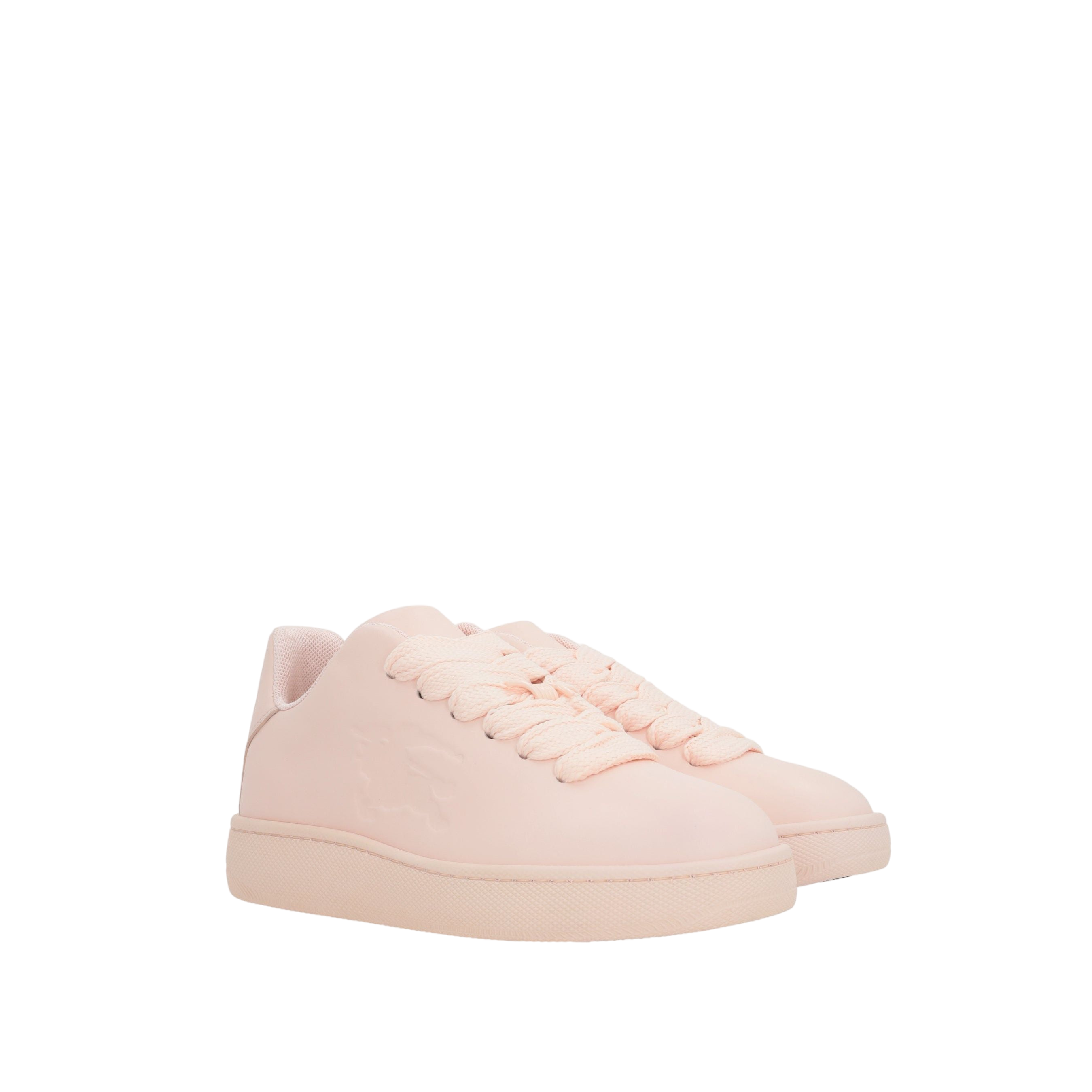 Box Smooth Leather Sneakers-BURBERRY-JOHN JULIA